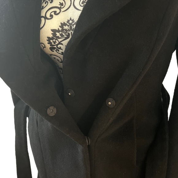 Calvin Klien Wool Silk Blend Peacoat Time Capsule Wardrobe Quiet Luxury SZ P8 - Picture 6 of 9